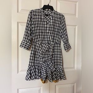 Veronica Beard Gingham Dress Size Small